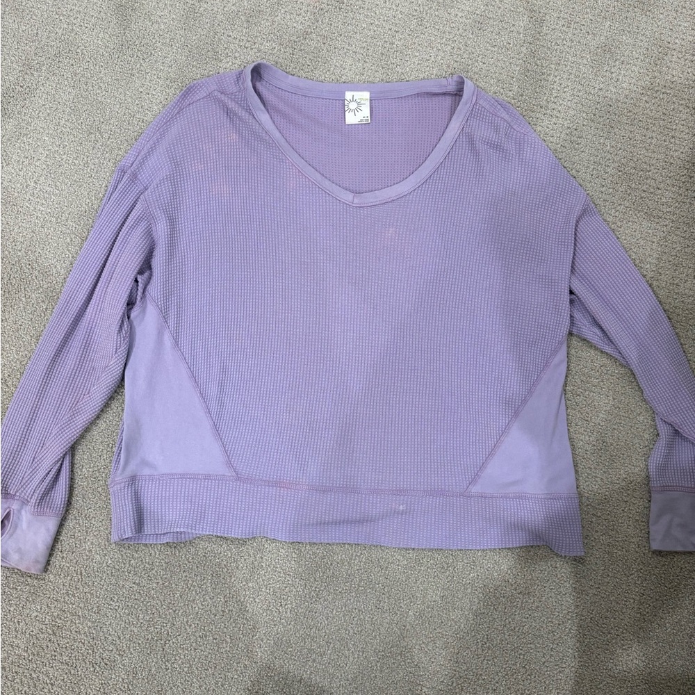 Aerie Light Purple Women's Crew Neck Sweater